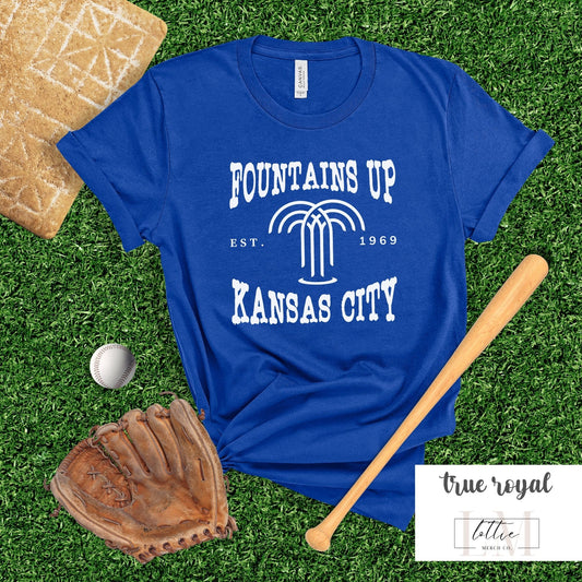 Fountains Up Kansas City Baseball Women's Shirt