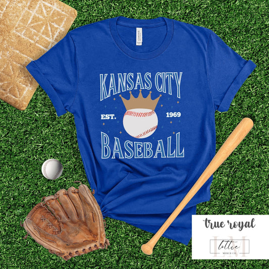 Kansas City Crown Baseball Shirt