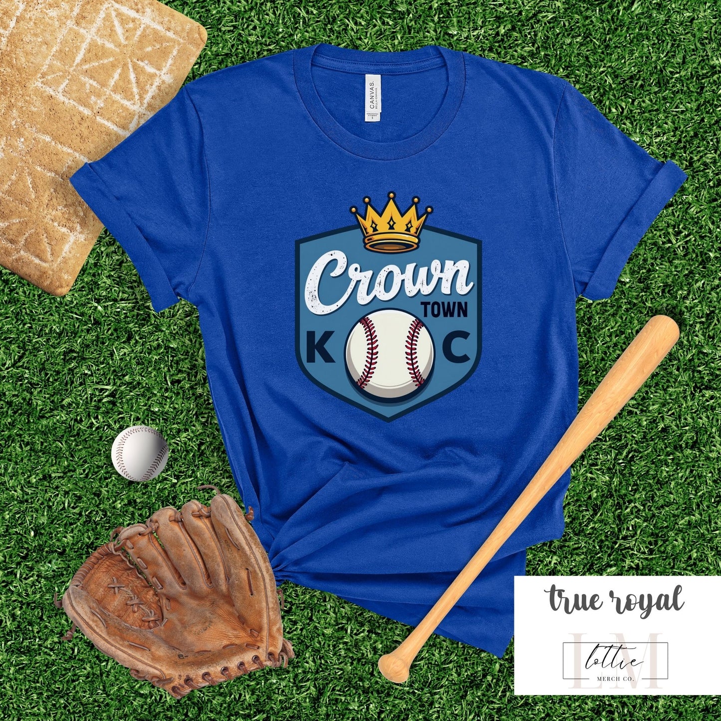 Kansas City KC Crown Town Baseball T-Shirt