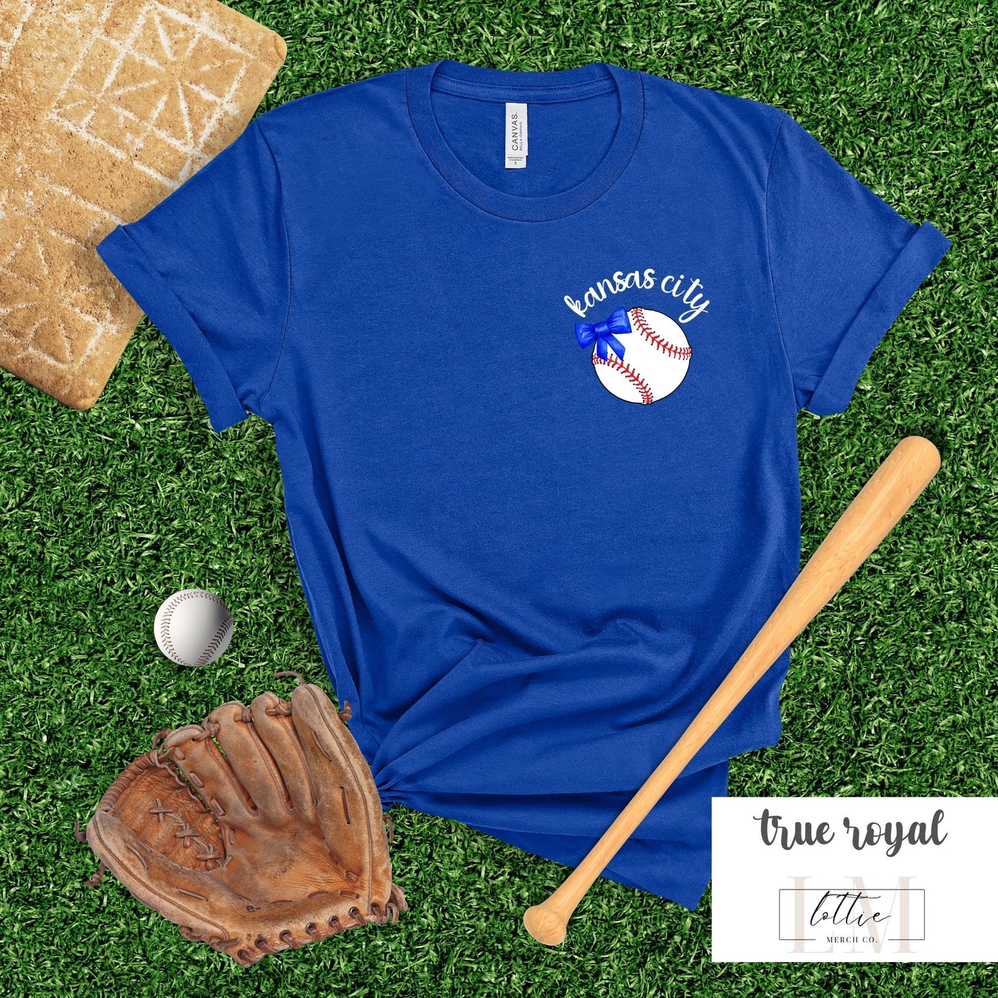 Kansas City Baseball Pocket Design T-Shirt
