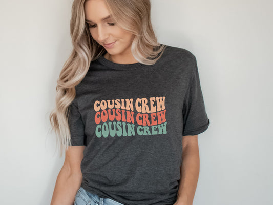 Matching Cousin Shirts | Retro Cousin Crew Shirt | Big Cousin Shirt | Family Trip Shirt | Cousin Crew Shirts For Kids | Cousin Crew Tshirt