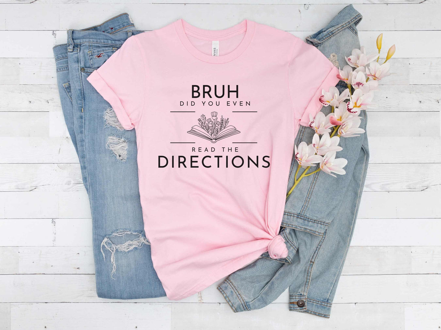 BRUH Did You Even Read The Directions, Teacher Shirt, Funny Teacher Tshirt, Back to School Shirt, Book Shirt, Cool Teacher Tee, Mom Teacher