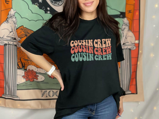 Cousin Crew Shirts | Matching Cousin Shirts Retro Cousin Crew Shirt | Big Cousin Shirt | Family Trip Shirt | Family Shirt Cousin Crew Tshirt