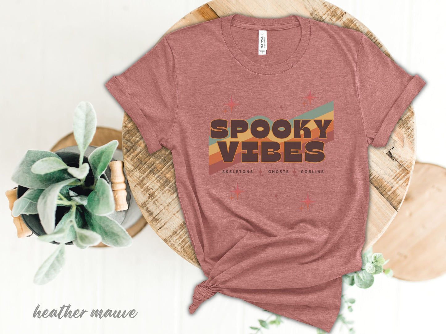 Spooky Vibes, Fall Tshirt, Spooky Teacher shirt, Spooky Vibes tshirt, Fall apparel, Trendy fall shirt, Vibes Tshirt, Retro Fall