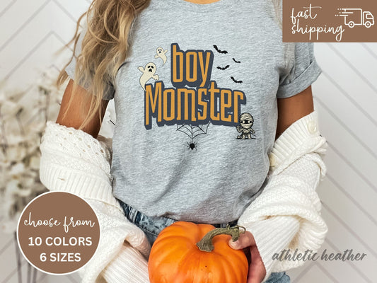 Boy Momster Shirt, Mom Halloween Shirt, Momster Sweatshirt, Boy Mom Shirt, Halloween Gifts, Spooky Mom Tee, Halloween Shirt for Mom Monster