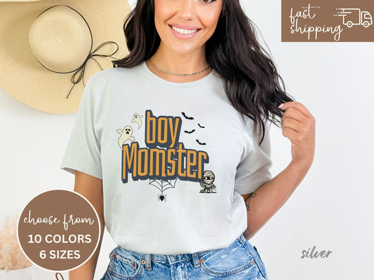 Boy Momster Shirt, Mom Halloween Shirt, Momster Sweatshirt, Boy Mom Shirt, Halloween Gifts, Spooky Mom Tee, Halloween Shirt for Mom Monster