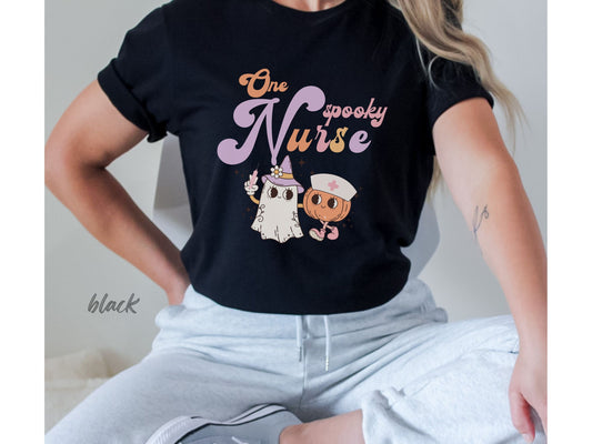One Spooky Nurse Halloween shirt | In My Spooky Nurse Era | Spooky NICU Nurse Ghost | Gift For Nurse | Halloween Nurse Tee Nurse Fall Shirt