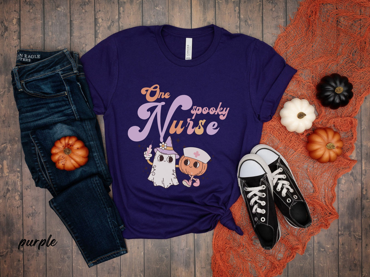 One Spooky Nurse Halloween shirt | In My Spooky Nurse Era | Spooky NICU Nurse Ghost | Gift For Nurse | Halloween Nurse Tee Nurse Fall Shirt