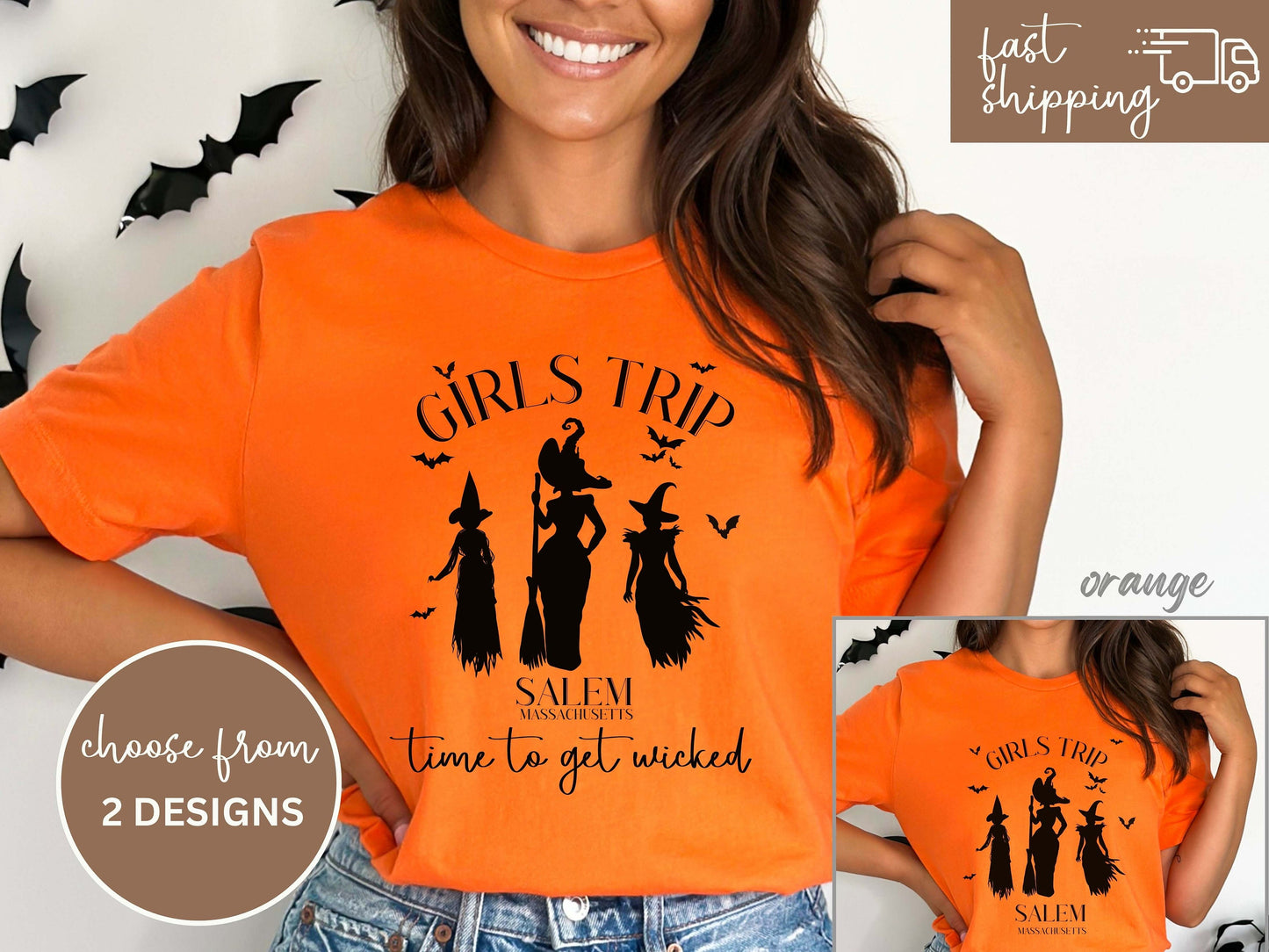 Halloween Sweatshirt, Girls Trip Salem Sweater, Vintage Halloween Shirt Retro, Halloween Witch Shirt, Salem Massachusetts, Salem Witches