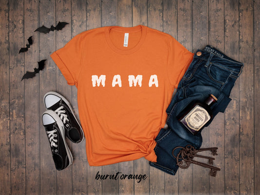 Mama Monster Fall Halloween Shirt | Mama's Pumpkin Fall Tshirt | Mommy and Me Tee, Mom Baby Outfit, Matching Outfits, Kids Fall Shirt Gifts
