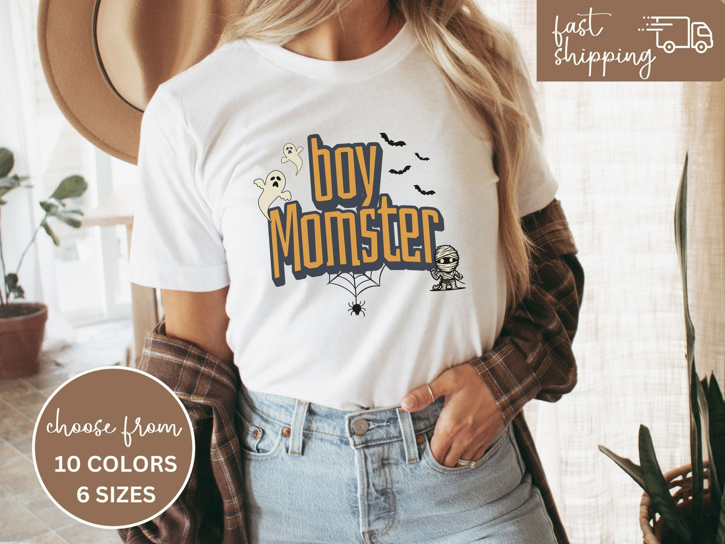 Boy Momster Shirt, Mom Halloween Shirt, Momster Sweatshirt, Boy Mom Shirt, Halloween Gifts, Spooky Mom Tee, Halloween Shirt for Mom Monster