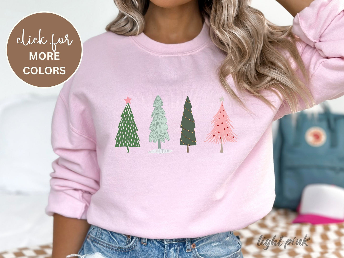 Christmas Tree Sweatshirt, Christmas Sweatshirt, Christmas Shirts for Women, Christmas Crewneck, Christmas Holiday Sweater Winter Sweatshirt