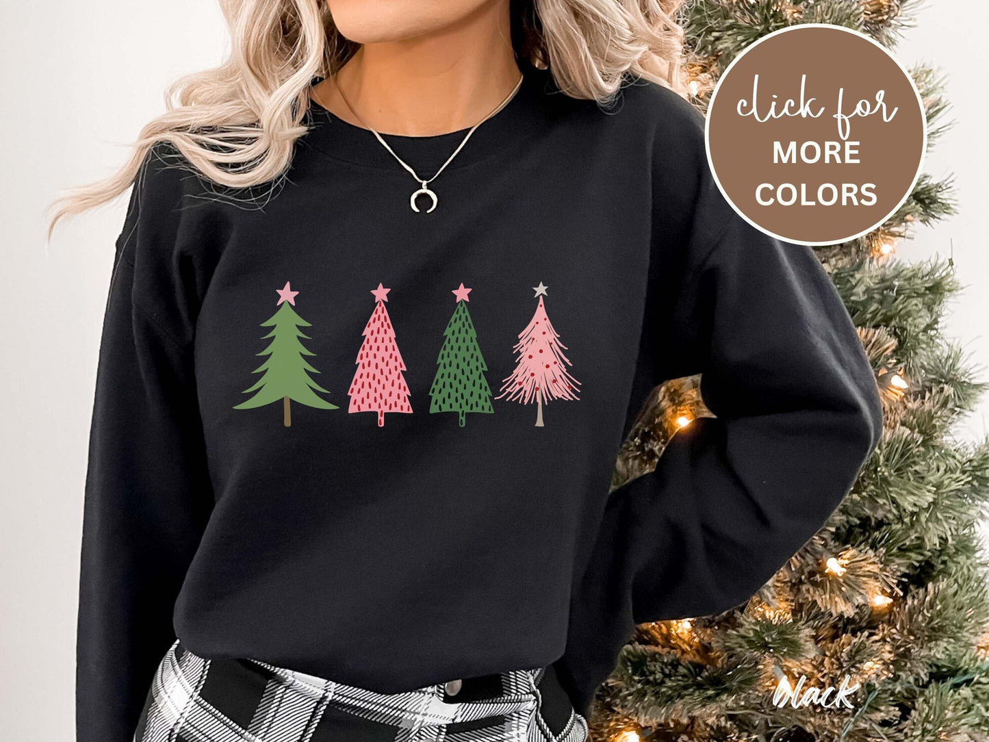 Christmas Tree Sweatshirt, Christmas Sweatshirt, Christmas Shirts for Women, Christmas Crewneck, Christmas Holiday Sweater Winter Sweatshirt