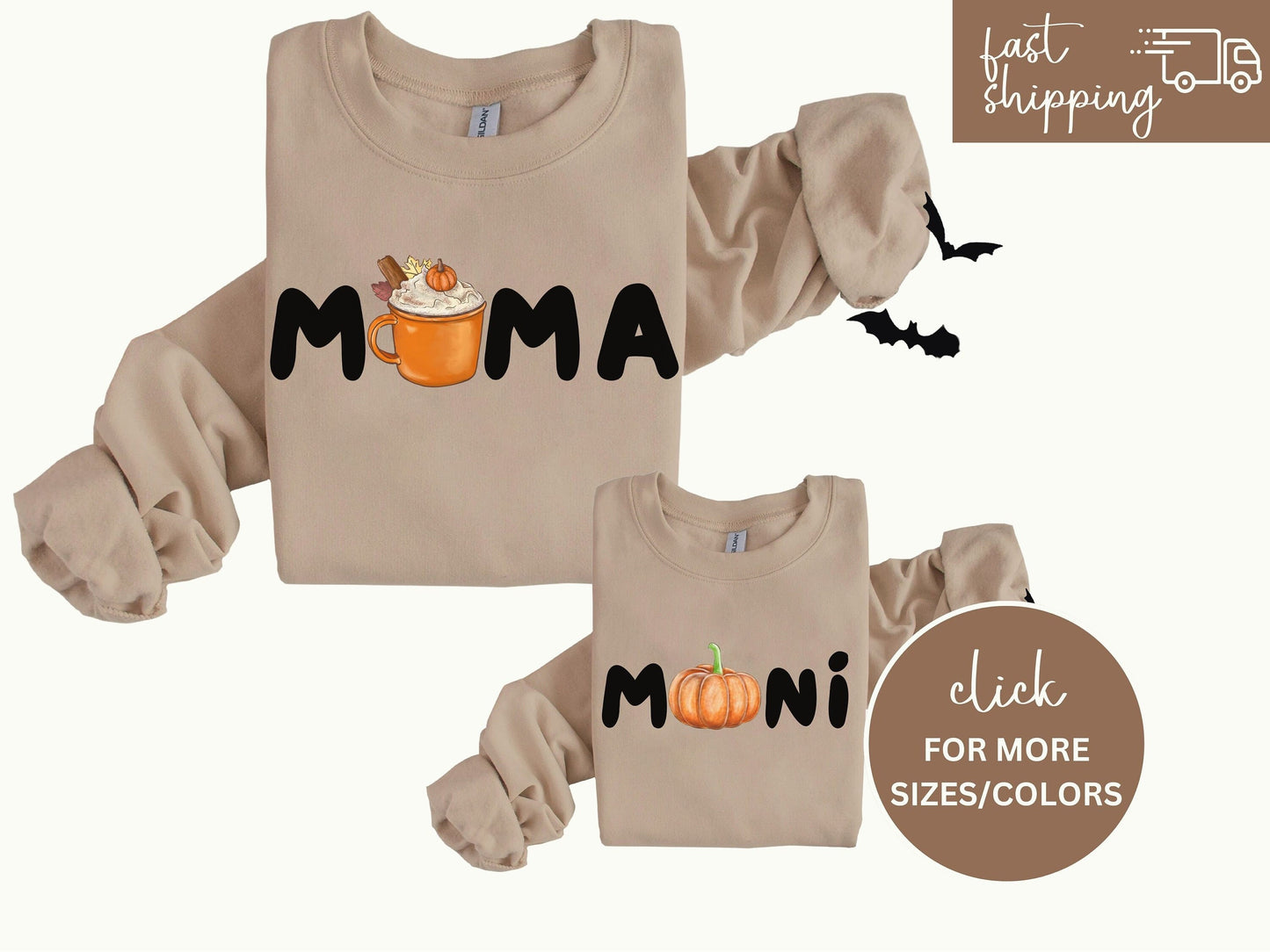 Mama Little Pumpkin Sweatshirt, Fall Shirt, Mommy and Me, Mom Baby Outfit, Matching Family, Baby Shower Gift, Mama Mini Shirts Hoodie Tee