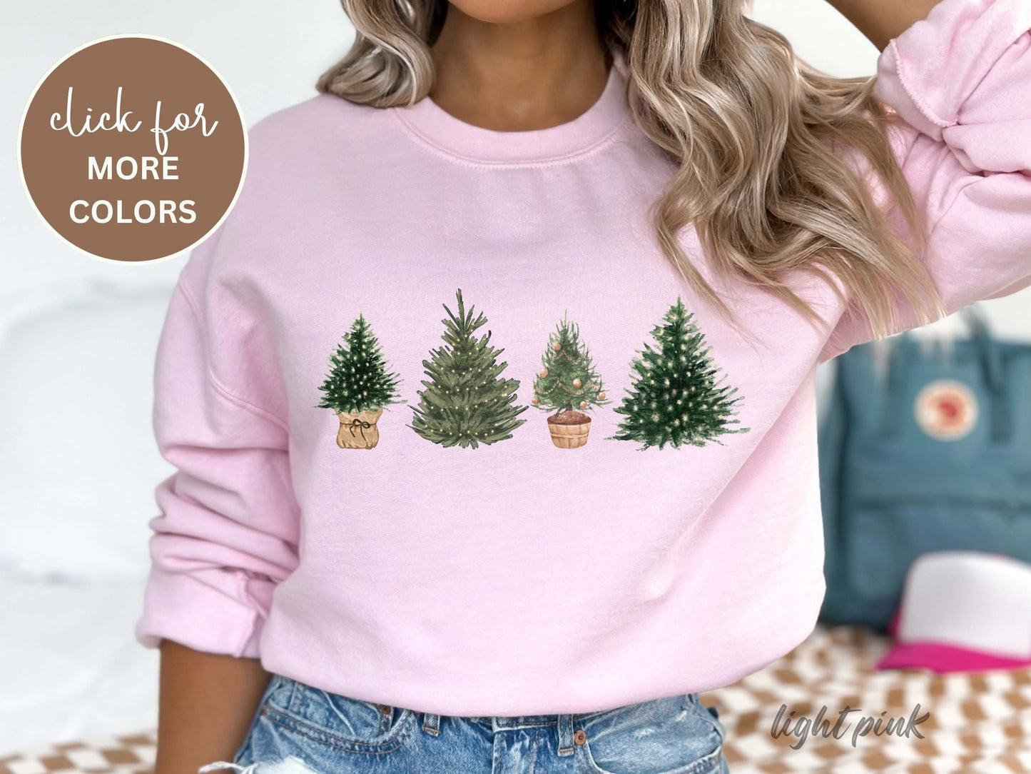 Christmas Sweatshirt, Christmas Shirts for Women, Christmas Crewneck, Christmas Winter Sweater, Tree Picking Sweatshirt, Christmas Pull over