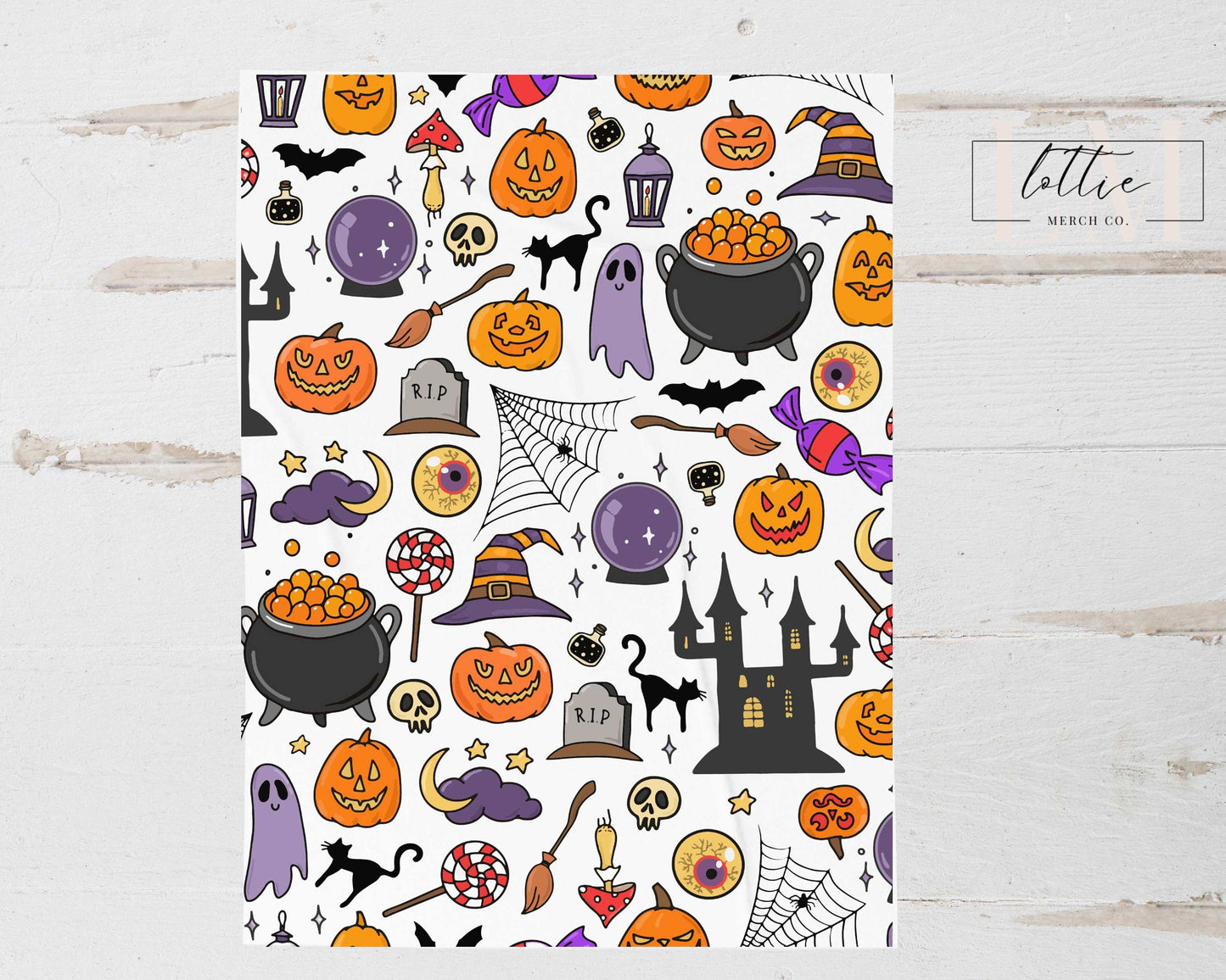 Halloween Blanket, Pumpkin Halloween Ghost Blanket For Fall Decor, Halloween Baby Blanket, Autumn Blanket, Halloween Movie Watching Blanket