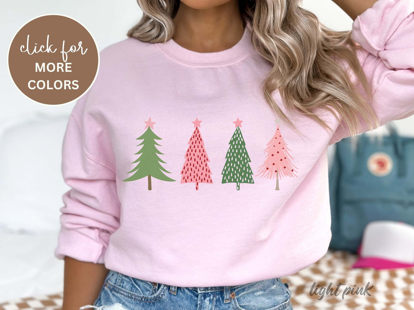 Christmas Tree Sweatshirt, Christmas Sweatshirt, Christmas Shirts for Women, Christmas Crewneck, Christmas Holiday Sweater Winter Sweatshirt