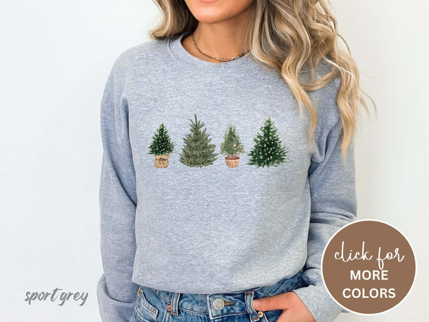 Christmas Sweatshirt, Christmas Shirts for Women, Christmas Crewneck, Christmas Winter Sweater, Tree Picking Sweatshirt, Christmas Pull over