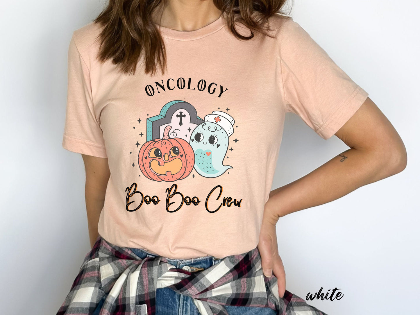 Oncology Nurse Halloween Shirt, Halloween Oncology Nurse Shirt, Boo Boo Crew Oncology Shirt, Groovy Oncology Nurse Halloween Sweatshirt