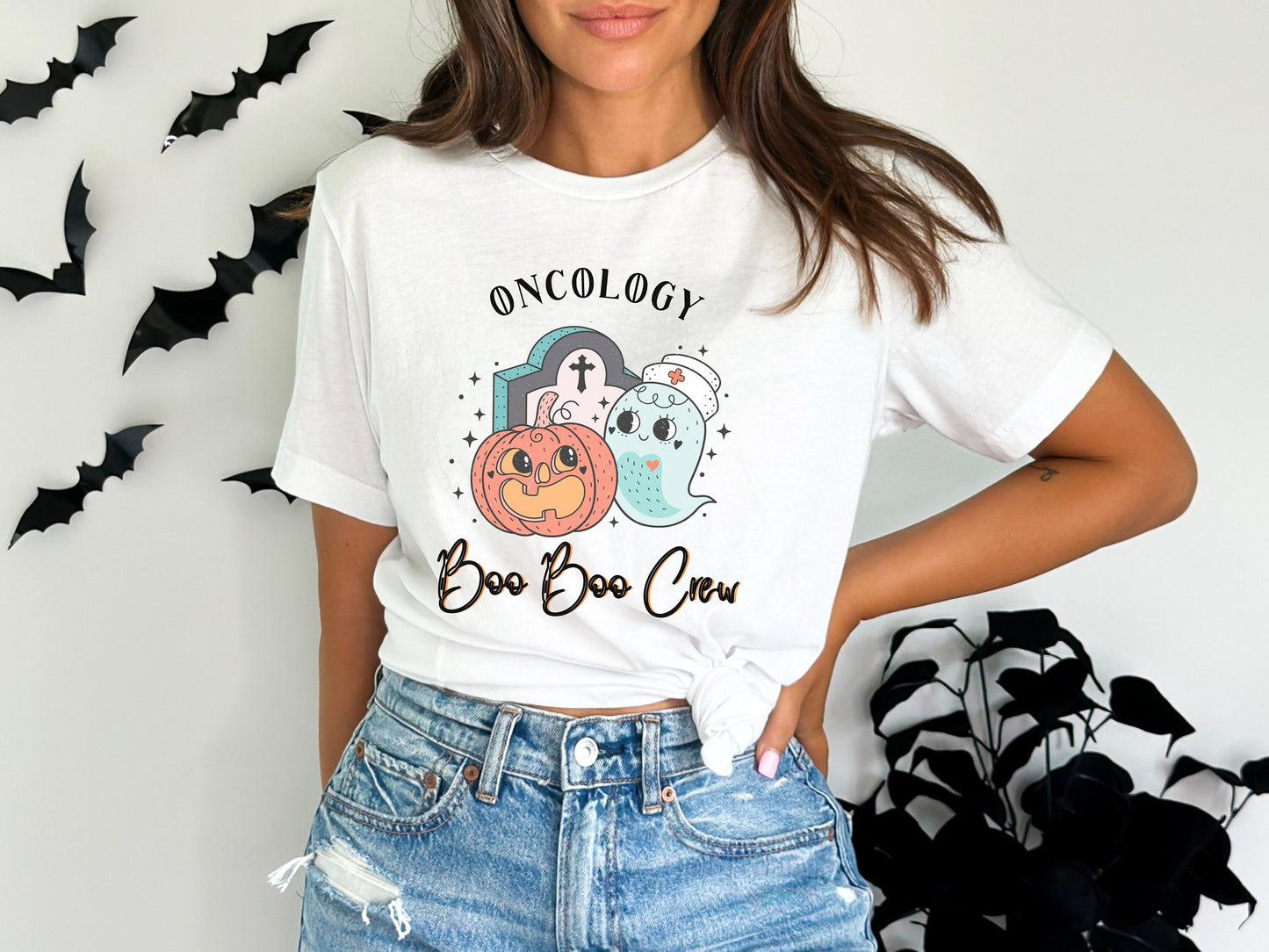 Oncology Nurse Halloween Shirt, Halloween Oncology Nurse Shirt, Boo Boo Crew Oncology Shirt, Groovy Oncology Nurse Halloween Sweatshirt