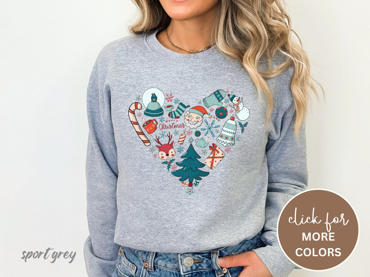 Christmas Doodles Hearth Shirt Gift For Christmas Moms, Cute Christmas Tshirt, Christmas Sweatshirt, Snowflake Sweatshirt, Holiday Tree Tee