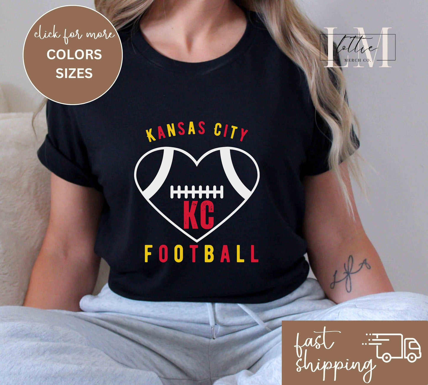 Kansas City Football T-shirt