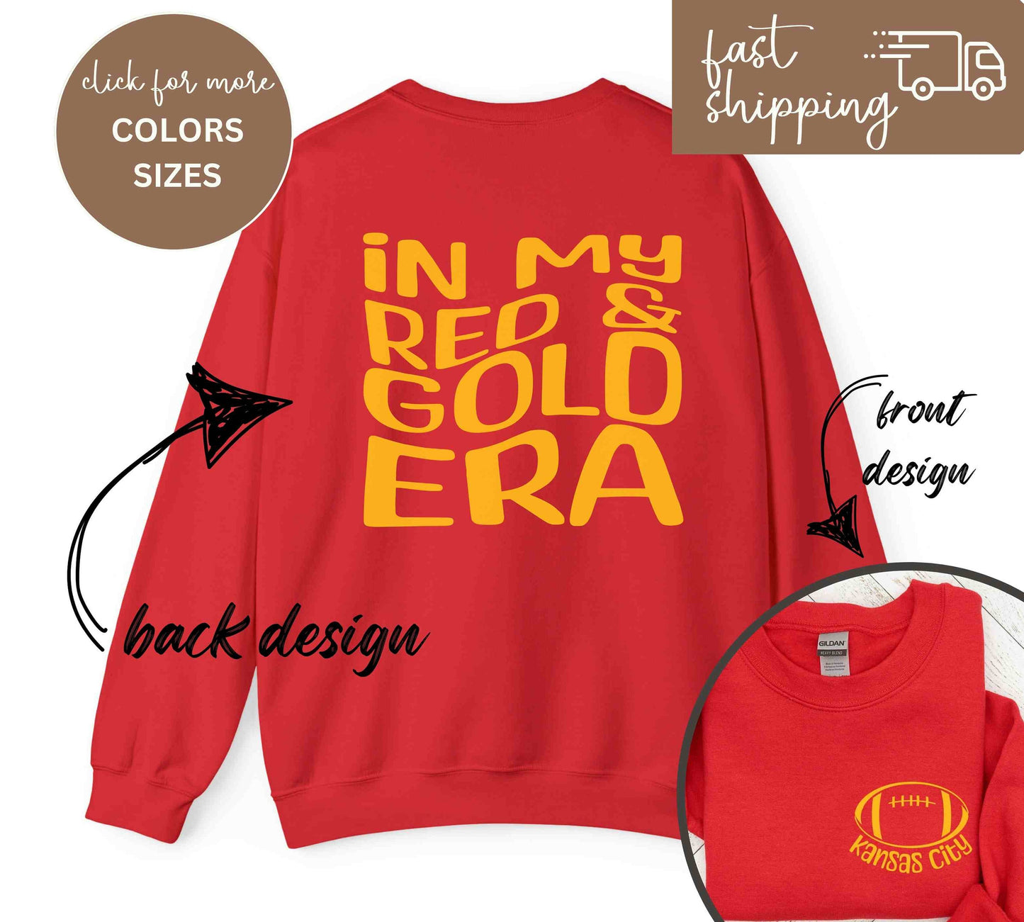 In My Red & Gold Era Sweatshirt