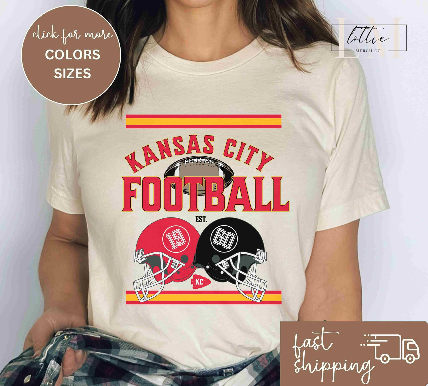 1960 Vintage Kansas City Football Helmet Sweatshirt