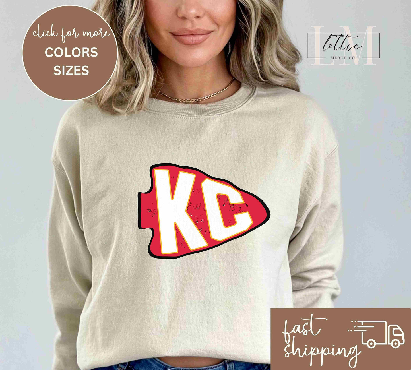 Youth Vintage Kansas City Arrowhead Sweatshirt or T-shirt